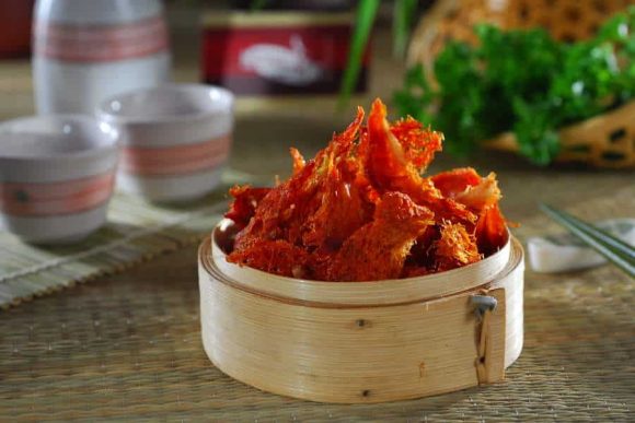 Dried Red Big Broken Bird Nest