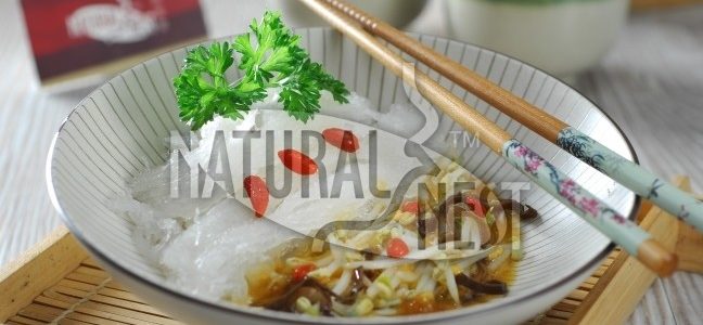 Bird Nest With Black Mushrooms Chicken And Ham