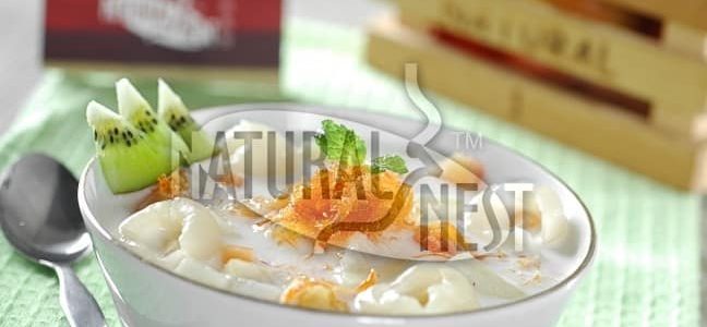 Bird Nest Walnut Longan Porridge